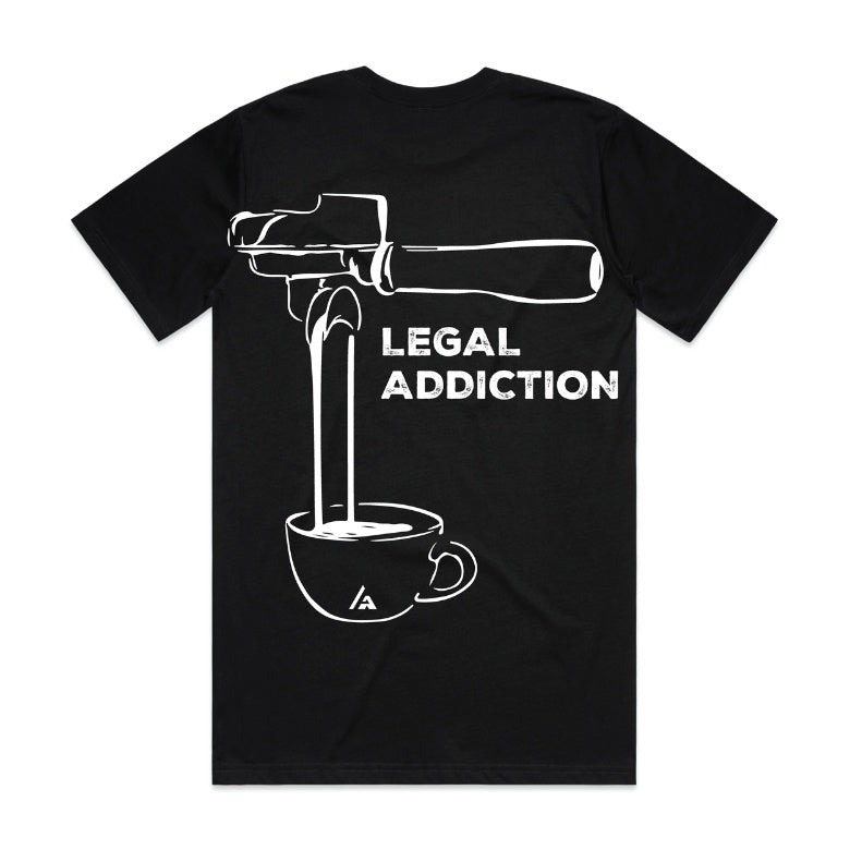Legal Addiction Tee Black