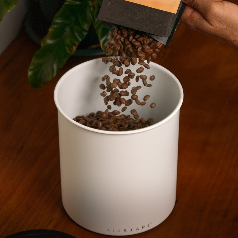 Airscape Coffee Canister 1kg White
