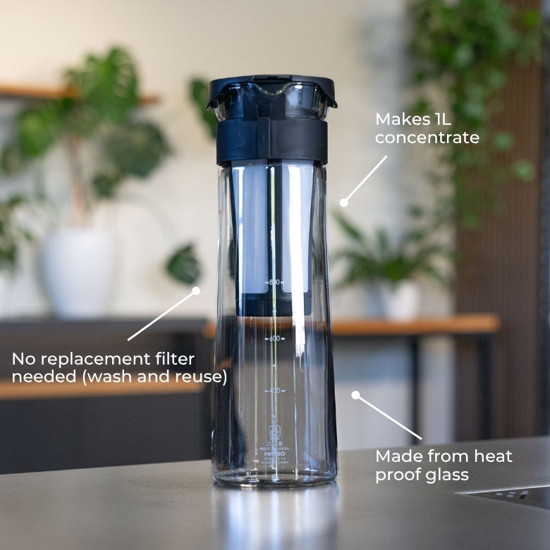 Hario Cold Brew Coffee Pot Maker 1L Black