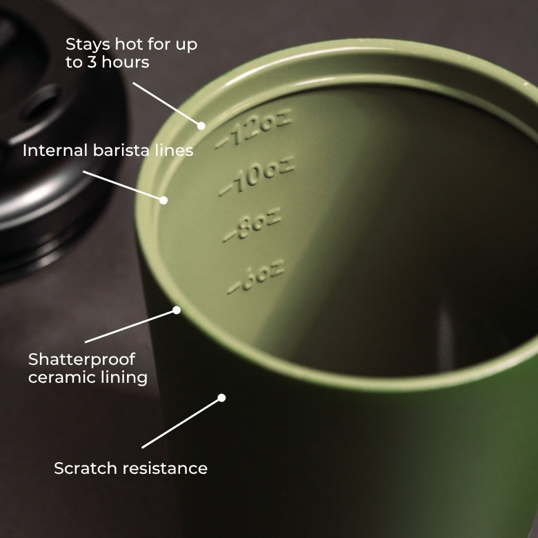 Khaki Fressko Coffee Cup