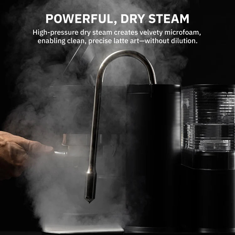 Meraki powerful dry steam wand texturing milk